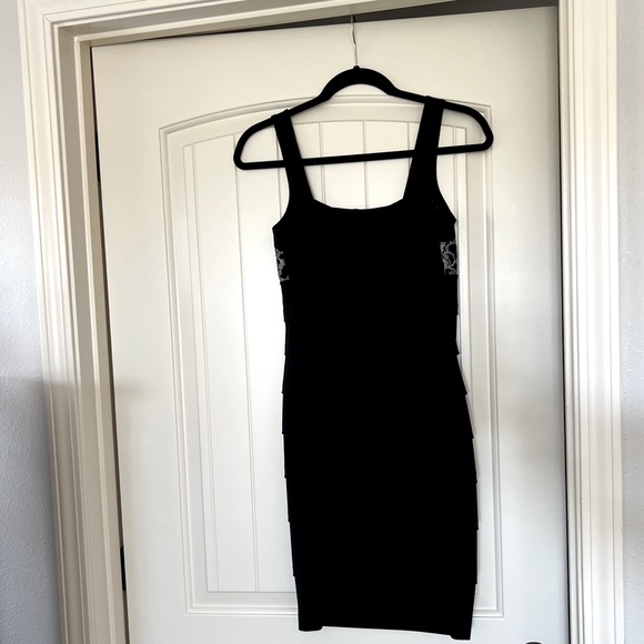 EnFocus Studio sleeveless black cocktail dress size 6 - Picture 2 of 4